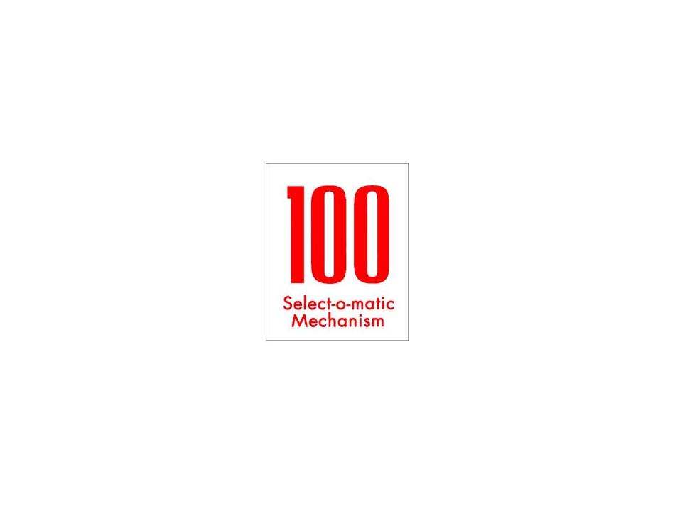 Einsatz „100 Select-O-Matic“ für Seeburg 100C