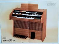 Wurlitzer Orgel Werbung von 1974
